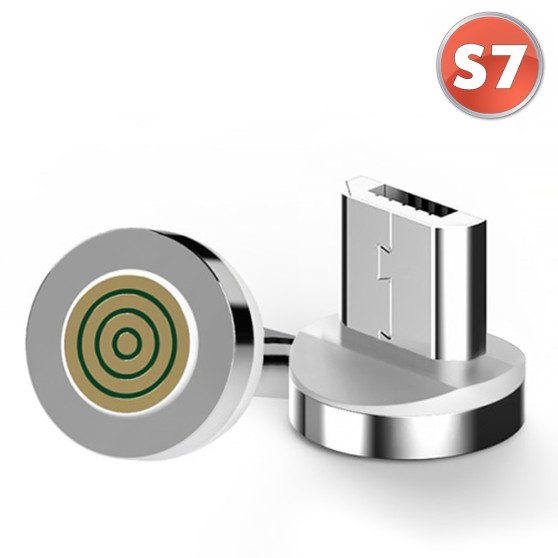 Магнітний кабель SKY Micro USB (S7R 5A-100) для заряджання та передачі даних (100 см) Green
