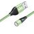 Магнитный кабель SKY без коннектора (S7R 5A-100) для зарядки и передачи данных (100 см) Green