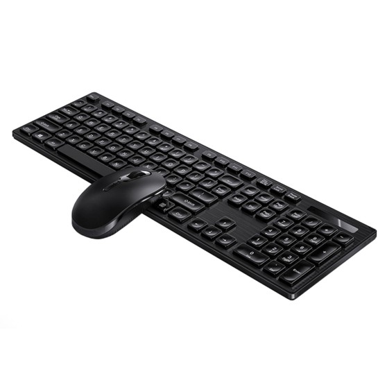 Комплект клавиатура + мышь беспроводная SKY (V3 MAX) Black, (EN)