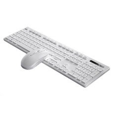 Комплект клавиатура + мышь беспроводная SKY (V3 MAX) White, (EN)