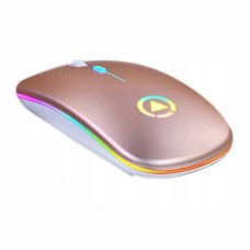 Миша бездротова SKY (A2-BT) Pink, акумулятор, Bluetooth, RGB