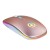 Миша бездротова SKY A2 Rose Gold, акумулятор, RGB
