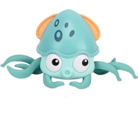 Іграшка восьминіг Octopus (тікаючий восьминіг) інтерактивний зі звуковими ефектами та датчиками перешкод Green