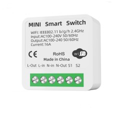 Розумний Міні Smart Wi-Fi  Перемикач 16A Tuya