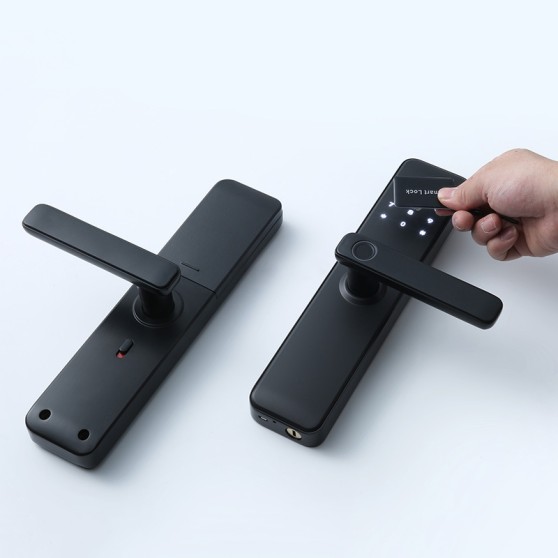 Розумний дверний замок SKY S068M TTLock з відбитком пальця Black Розумний дверний замок SKY S068M TTLock з відбитком пальця Black