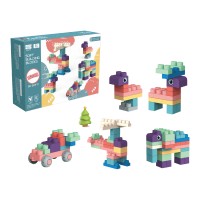 М'який конструктор - SKY Soft Building Blocks 6912 набір 80 елементів