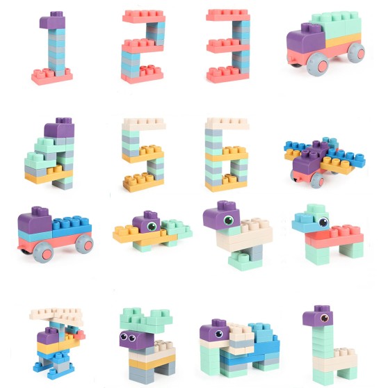 М'який конструктор - SKY Soft Building Blocks 6912 набір 80 елементів М'який конструктор - SKY Soft Building Blocks 6912 набір 80 елементів
