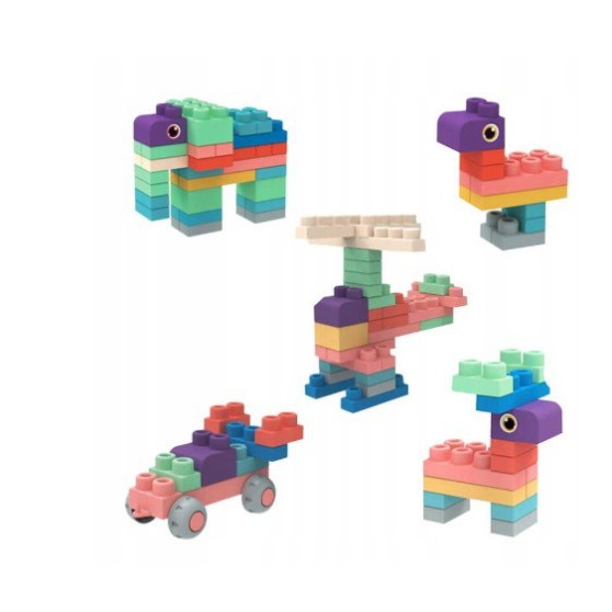 М'який конструктор - SKY Soft Building Blocks 6912 набір 80 елементів М'який конструктор - SKY Soft Building Blocks 6912 набір 80 елементів