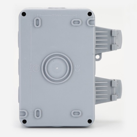 Розетка вологозахищена IP66 зовнішня подвійна SKY (MP22-G) 16А/250V Розетка вологозахищена IP66 зовнішня подвійна SKY (MP22-G) 16А/250V