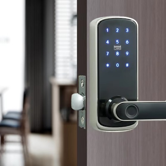 Розумний дверний замок SKY A18 NS TTLock з відбитком пальця Black/SIlver Розумний дверний замок SKY A18 NS TTLock з відбитком пальця Black/SIlver