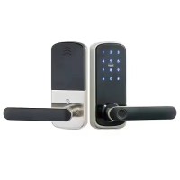 Розумний дверний замок SKY A18 NS TTLock з відбитком пальця Black/SIlver