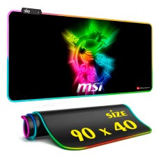 Геймерский коврик для мышки SKY (GMS-WT 9040/116) MSI / RGB подсветка / 90x40 см