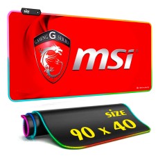 Геймерский коврик для мышки SKY (GMS-WT 9040/117) MSI / RGB подсветка / 90x40 см