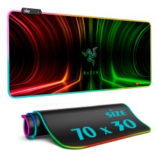 Геймерський килимок для мишки SKY (GMS-WT 7030/120) RAZER / RGB підсвічування / 70x30 см