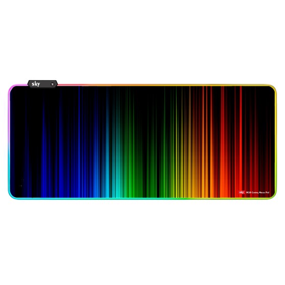 Геймерський килимок для мишки SKY (GMS-WT 7030/240) Gradient / RGB підсвічування / 70x30 см