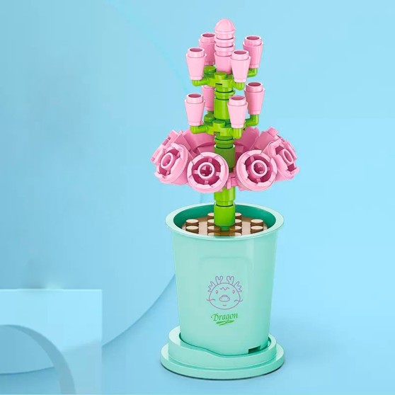 3D Конструктор - LELEBROTHER Florist Snapdragon 8814-5, 46 елементів