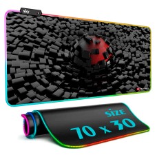 Геймерский коврик для мышки SKY (GMS-WT 7030/156) Hexagon / RGB подсветка / 70x30 см
