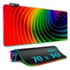 Геймерський килимок для мишки SKY (GMS-WT 7030/242) Gradient / RGB підсвічування / 70x30 см
