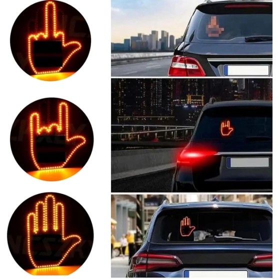 Світлодіодна рука LED лампа з жестами для авто Hand Light з пультом керування