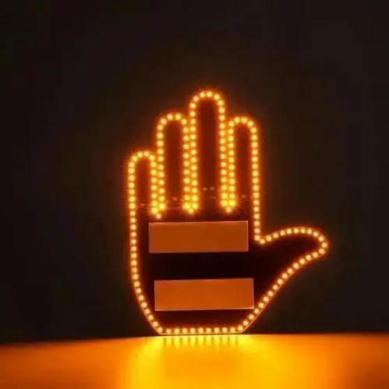 Светодиодная рука LED лампа с жестами для авто Hand Light с пультом управления.