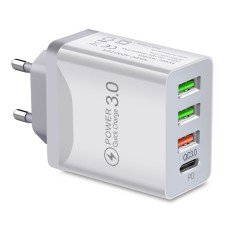 Зарядное устройство SKY (RS 211) 3USB/QC 3.0/PD (20W) White