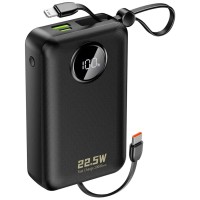 Универсальная мобильная батарея Dudao K14+ 20000mAh 22.5W Black (6977196680016)