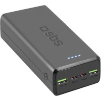 Универсальная мобильная батарея SBS 30000 mAh 20W Black (TTBB30000PD20K)