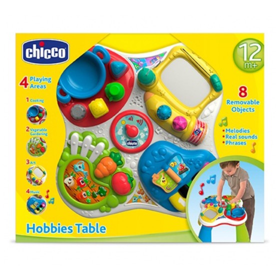 Іграшка двомовна Chicco - Ігровий столик Hobby (07653.13)