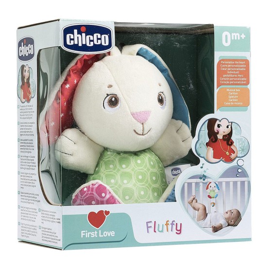 М'яка іграшка Chicco - Кролик Флаффі (07930.00)