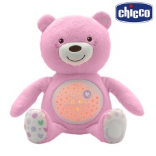 Игрушка музыкальная Chicco - Медвежонок (08015.10) розовый