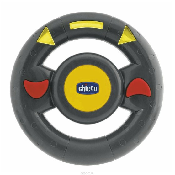 Машинка Chicco - Джип Біллі (61759.00) з інтерактивним кермом, жовтий
