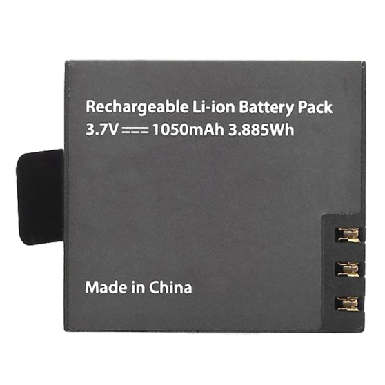Зарядное устройство + батарея 1050 mAh EKEN / SJCAM / Kruger&Matz (KM0214S) Black