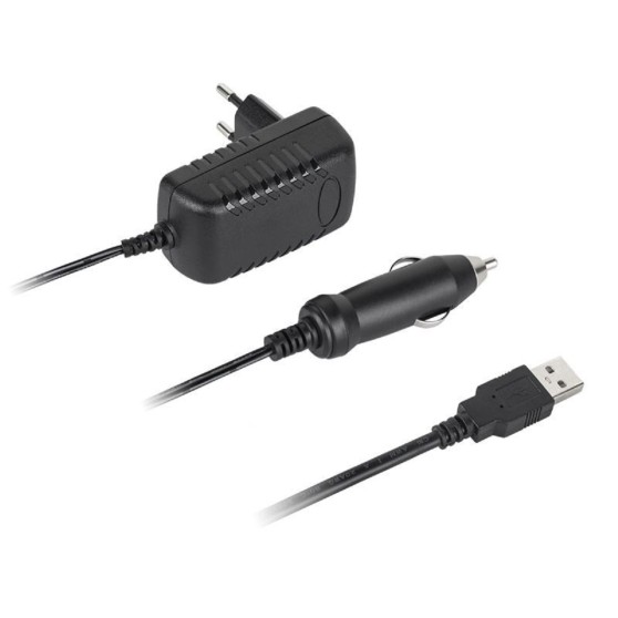 Зарядний пристрій 3в1 Vipow (BAT1142) 4xAA/AAA (мережа, авто, USB)