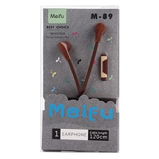 Навушники MEIFU (M-89) Brown