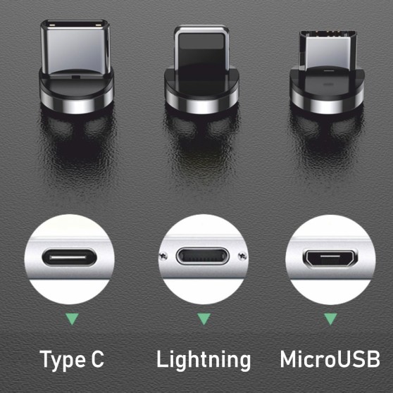 Магнітний конектор KEYSION apple-lightning (R/L Connect) для заряджання (1pin)