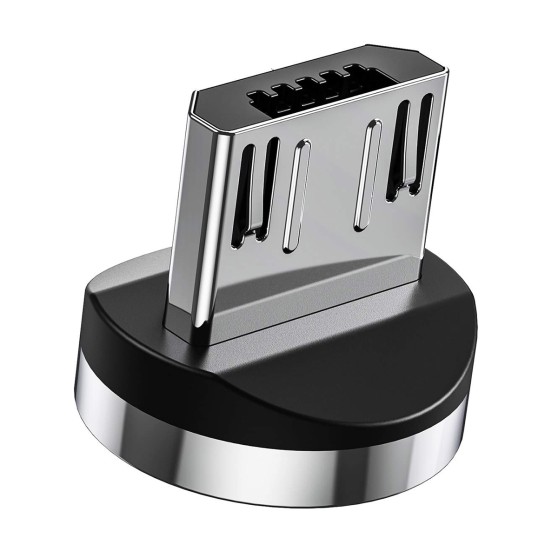 Магнітний конектор TOPK micro USB (S Connect) з передачею даних (3pin)