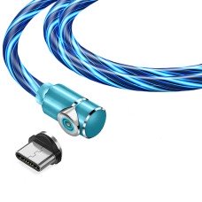 Магнітний кабель TOPK type C (LZ) для заряджання (100 см) Blue
