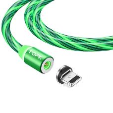 Магнітний кабель TOPK apple-lightning (RZ) для заряджання (100 см) Green