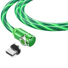 Магнітний кабель TOPK micro USB (LZ) для заряджання (100 см) Green