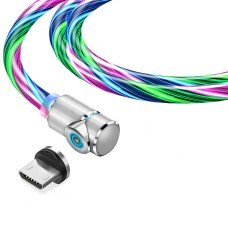 Магнітний кабель TOPK micro USB (LZ) для заряджання (100 см) RGB