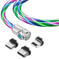 Магнітний кабель TOPK 3в1 (LZ) для заряджання (100 см) RGB