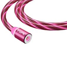 Магнитный кабель TOPK micro USB (RZ) для зарядки (100 см) Red