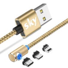 Магнітний кабель SKY 3в1 (L) для заряджання (100 см)