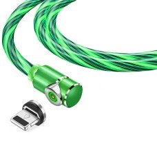 Магнітний кабель TOPK apple-lightning (LZ) для заряджання (100 см) Green