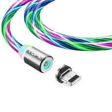 Магнітний кабель TOPK apple-lightning (RZ) для заряджання (100 см) RGB