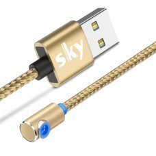 Магнітний кабель SKY без конектора (L) для заряджання (100 см) Gold