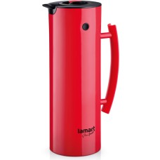 Термос Lamart - Brille (LT4011) 1 л, скло/пластик, червоний