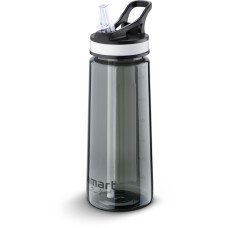 Бутылка спортивная с хладагентом Lamart - STRAW (LT4033) 0,65 л, тритан/пластик, черный