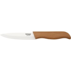 Нож Lamart - BAMBOO (LT2052) 10 см, керамика/бамбук, белый
