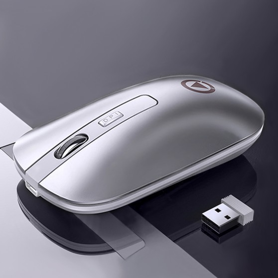 Мышь беспроводная SKY (A8) Silver, аккумулятор